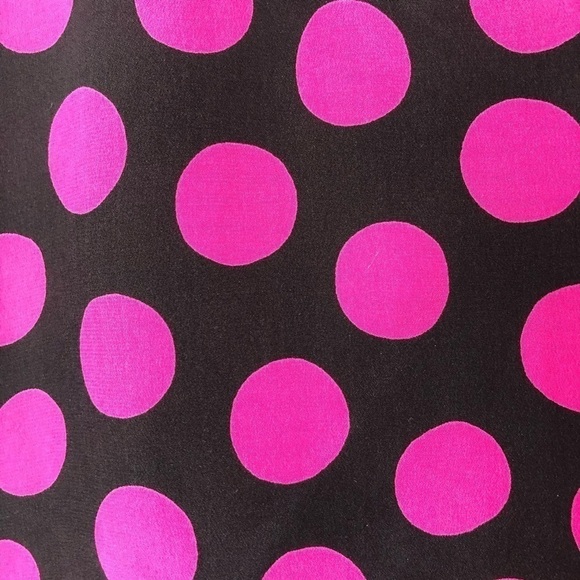 VINTAGE Escada Margaretha Ley Polka Dot Silk Top - Picture 5 of 6